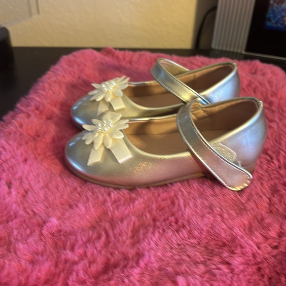 NWT Link Comfort Flexible by Forever Link, Comfy Padded Toddler size 7 gold s - Picture 4 of 7